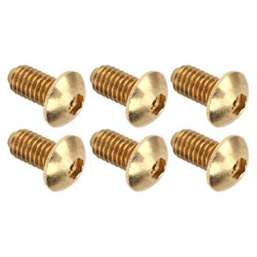 Imagem de Parafusos de cobre puro, parafusos sextavados de textura transparente de cobre para indústria automobilística(M4 * 8 mm)