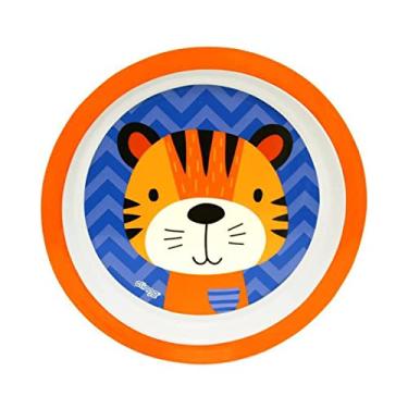 Imagem de Prato Para Alimentação Infantil Raso Tigre Clingo