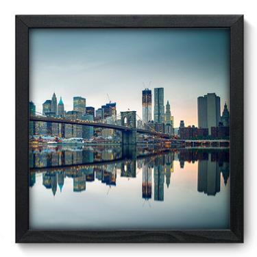 Imagem de Quadro Decorativo - New York - 33cm x 33cm - 079qnmbp