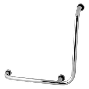 Imagem de Barra De Apoio Para Box De Banheiro Modelo L 70x70cm Esquerda