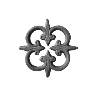 Imagem de Rosácea Decoração em Ferro Estrelinha Grade Portão 13x13cm