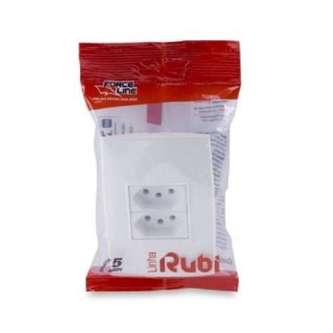 Imagem de Conjunto 2 Tomadas Simples 20A Force Line