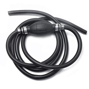 Imagem de GZYF Kit de montagem de linha de combustível de motor de barco de borracha de 0,95 cm com grampos de lâmpada de primer, 1,82 m