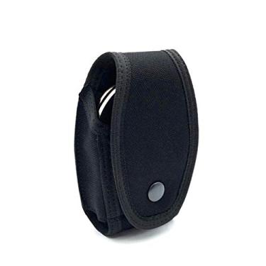 Imagem de HTBMALL bolsa de mão, capa de punho oculta com clipe de bolso de metal com fecho de pressão e chave, preta