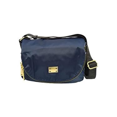 Imagem de Bolsa Feminina Transversal Tiracolo Pequena Golden fenix Cor:Azul;tamanho:P;Genero:Feminino