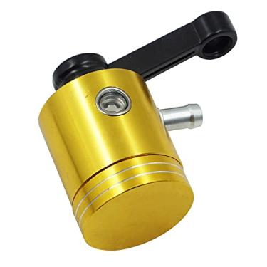 Imagem de TOTMOX Reservatório de fluido de freio de alumínio universal para motocicleta reservatório de bomba de embreagem de freio cilindro mestre reservatório de óleo fluido para Apr-Ilia Hon-da Kawa-saki Su-zuki Triu-mph Ya-maha