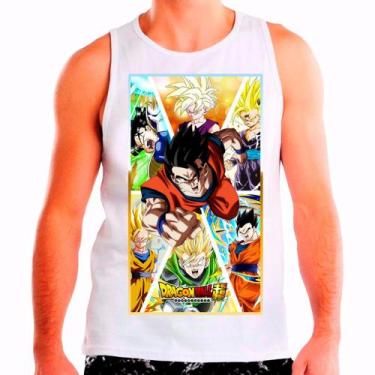 Imagem de Camiseta Dragon Ball Z Goku Branca Masculina05 - Design Camisetas