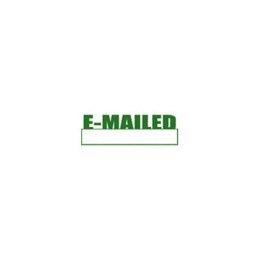 Imagem de Carimbo autotintado E-MAILED - Verde