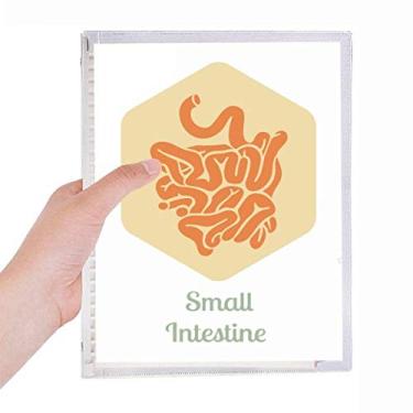 Imagem de Caderno para pequenos órgãos corporais, cadernos de folhas soltas, diário recarregável, artigos de papelaria