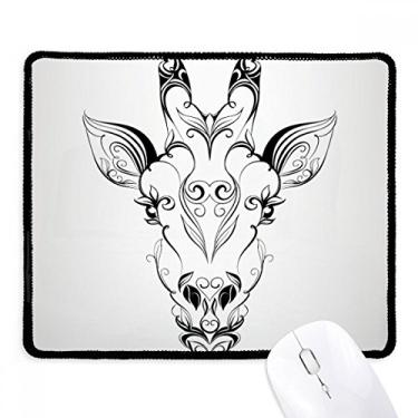 Imagem de Mousepad tibetano antílope animal retrato borda costurada tapete de borracha para jogos
