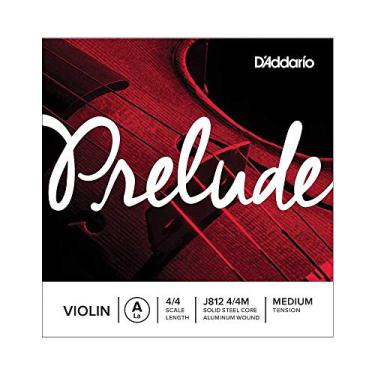 Imagem de Corda Avulsa Para Violino LA Cobertura De Alumínio D’Addario Bowed Prelude J812 4/4M