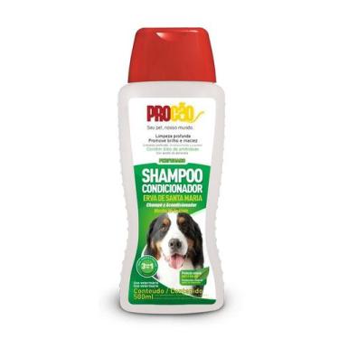 Imagem de Shampoo Condicionador Erva Santa Maria Para Cães E Gatos 500ml Procão
