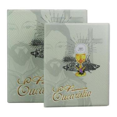 Imagem de Álbum De Fotos 10X15 Eucaristia 500 Fotos C/ Estojo Fecho Imã - 181758