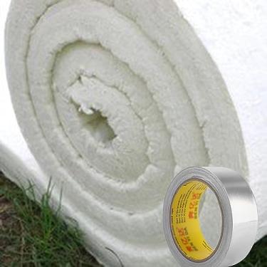 Imagem de Manta de fibra cerâmica, alta temperatura 1260 ℃, para fornos, fornos, fornos, tijolos refratários, caldeiras, fornos, ferrarias, fornos de pizza (Color : 0.61x1m 10mm)