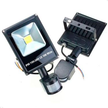 Imagem de Holofote Refletor Led 10W Lorben com Sensor de Presença Movimento por Indução