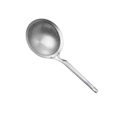Imagem de Filtro de alimentos 1 peça colher de filtro de aço inoxidável 304, concha de escumadeira, escorredor engrossado doméstico, utensílios de cozinha (cor: GG)