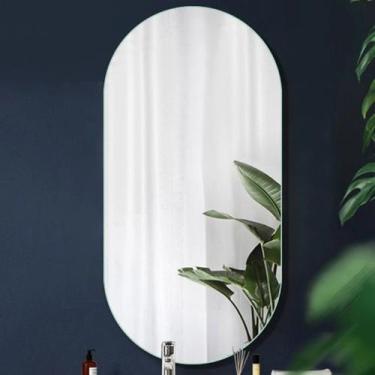 Imagem de Espelho Decorativo Lapidado Oval 50X120cm - Woodglass