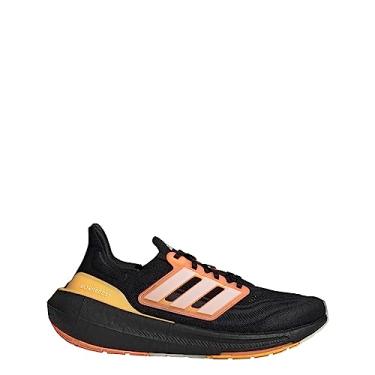 Imagem de adidas Tênis de corrida masculino Ultraboost Light Legacy, Core Black/White Tint/Screaming Oran, 42