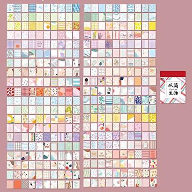 Imagem de 400 peças de papel vintage para scrapbook kits de artesanato de colagem, álbuns, molduras estéticas