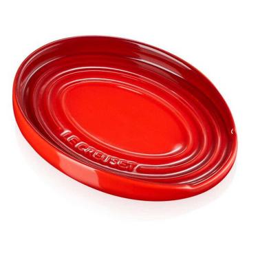 Imagem de Descanso para Colher Oval Vermelho Le Creuset