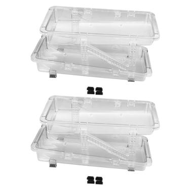 Imagem de 2 peças de dispensador de refrigerante ajustável de 2 camadas – Organizador de bebidas transparente com rolamento automático para geladeira, despensa, armário e bancada