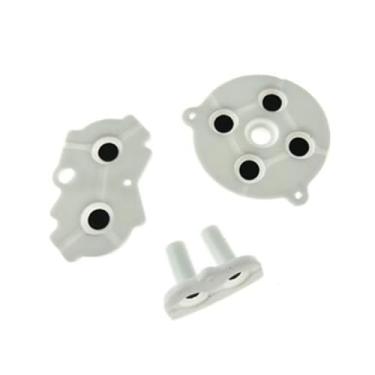 Imagem de ZEZEFUFU 5 peças de substituição de silicone macio para gamepads condutores de borracha para Game Boy Advance para GBA