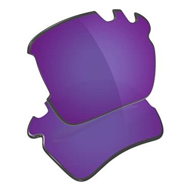 Imagem de Galvanic Lentes de substituição para óculos de sol Oakley Flak 2.0 XL ventilados OO9188 - Violeta polarizada