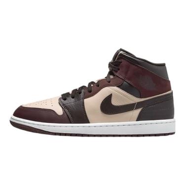 Imagem de Nike Tênis masculino Air Jordan 1 Mid Shoes, Veludo marrom/terra - deriva de areia, 13