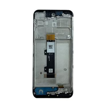 Imagem de Ygpmoiki Moldura de substituição de tela para Motorola Moto G Play 2023 XT2271-5 XT2271-3 XT2271 Tela LCD sensível ao toque digitalizador com substituição de moldura preta 6,5 polegadas
