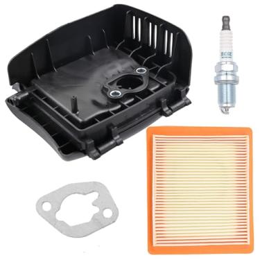 Imagem de SYSKANT Capa de filtro de ar 14 743 03-S para motor Kohler XT650 XT675 para Husqvarna Toro 56 cm Reciclador de grama substitui para 14 743 03-S Kit de limpeza de base de tampa de filtro de ar