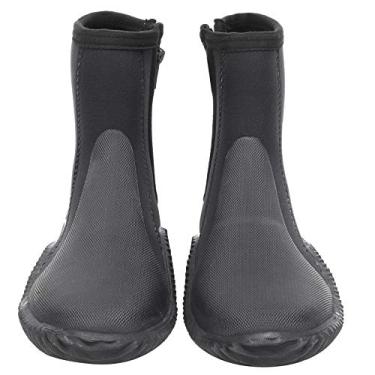 Imagem de Sapato de Mergulho 5mm Sapato de Mergulho Em Neoprene, Bota de Mergulho Em Tecido Térmico, Bota de Mergulho para Pesca, Passeios de Barco, Surf, Botas e Meias de água