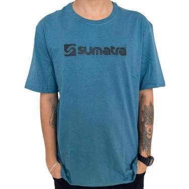 Imagem de Camiseta Sumatra 3D - AZUL PETROLEO-Unissex