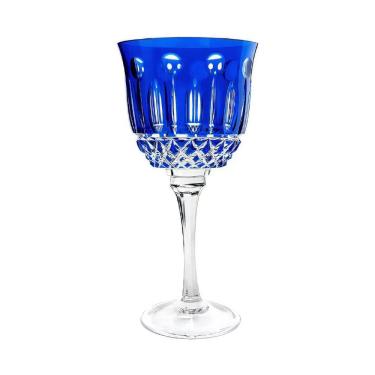 Imagem de Taça licor em cristal Strauss Overlay 225.069 60ml azul escuro