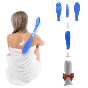 Imagem de Arranhador de costas para mulheres, aplicador de loção para as costas, acessórios para deficientes para vida diária, almofadas aplicadoras, presentes para idosos, aplicador autobronzeador nas costas