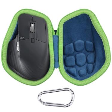 Imagem de co2CREA Capa rígida de substituição para Logitech MX Master 3/3S Mouse de desempenho sem fio (capa azul)