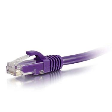 Imagem de C2G Cabo 31347 Cat6 – Cabo de rede Ethernet não blindado Snagless, roxo (1,52 metros)