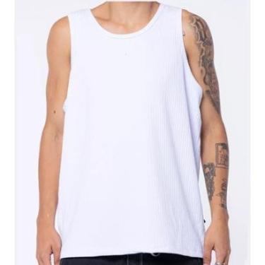 Imagem de Camiseta Regata Hocks Malha Canelada Branca-Masculino