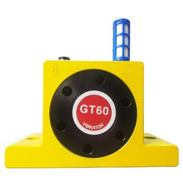 Imagem de PreAsion GT60 Vibrador turbo pneumático com silenciador, vibradores de turbina industrial para transporte de material