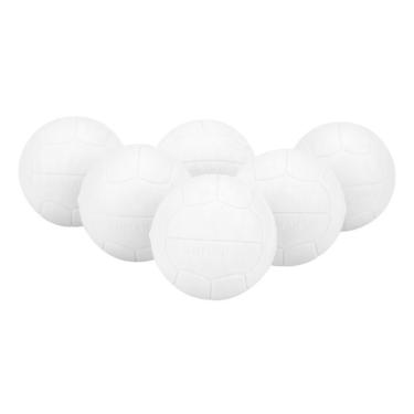 Imagem de Kit 6 Bolinhas Para Pebolim Totó Fla-flu Branco