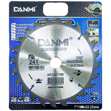 Imagem de Lamina Disco De Corte Prata Circular Madeira 24 Dentes 180mm