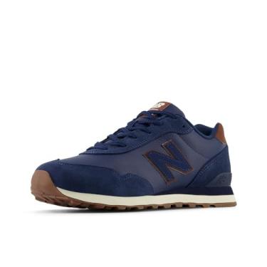 Imagem de New Balance Tênis masculino 515 V3 Classic, Cinza/azul-marinho, 38