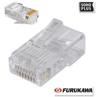 Imagem de 100 Pe??as - Conector Rj45 Furukawa Cat.5e Soho Plus