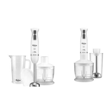 Imagem de Mixer Philco 4 Lâminas Pro Maxx 2 E 1 500w Branco 127V, 110V