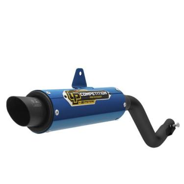 Imagem de Escapamento Moto Honda Bros 150 até 2008 Pro Tork Competition, AZUL TI