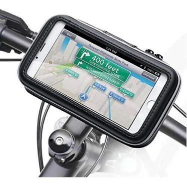 Imagem de Suporte Capa Celular 6,3p Prova D'água Gps Moto Bike 360º - Wecan