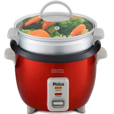 Imagem de Panela Arroz Elétrica Philco 3 Xícaras Risoto PPA3V 1,7L Cozinha no Va