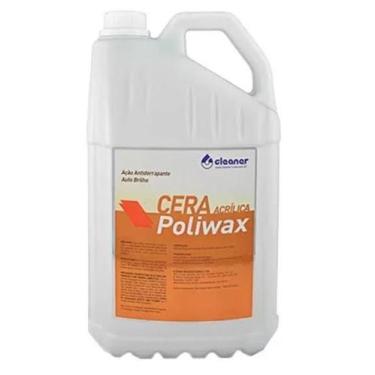 Imagem de Cera acrílica poliwax - incolor - cleaner - 5 litros