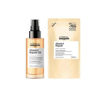 Imagem de Kit Oil Reparador Absolut Repair 90ml + Refill Shampoo Absolut Repair 
