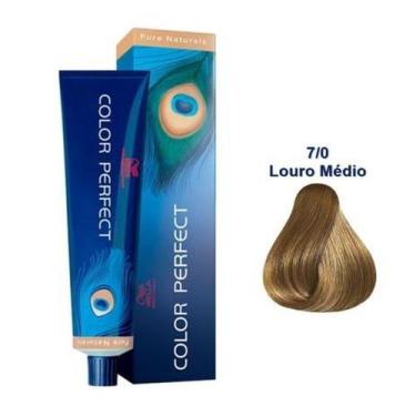 Imagem de Coloração Wella Color Perfect 7/0 Louro Médio - Wella Profissional