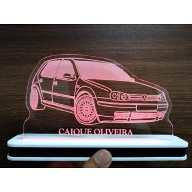 Imagem de Luminária Decorativa com LED Golf Mk4 4P Roda BBS - Hobbies do Ofício,